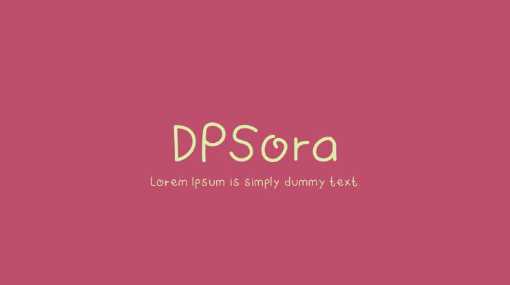 DPSora Font