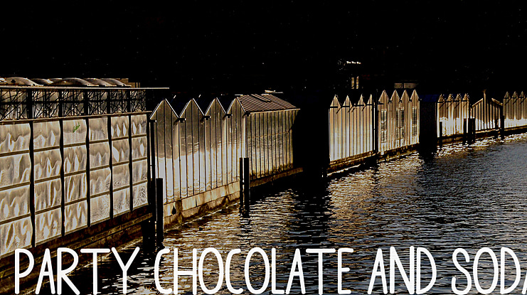 Party Chocolate and Soda Font