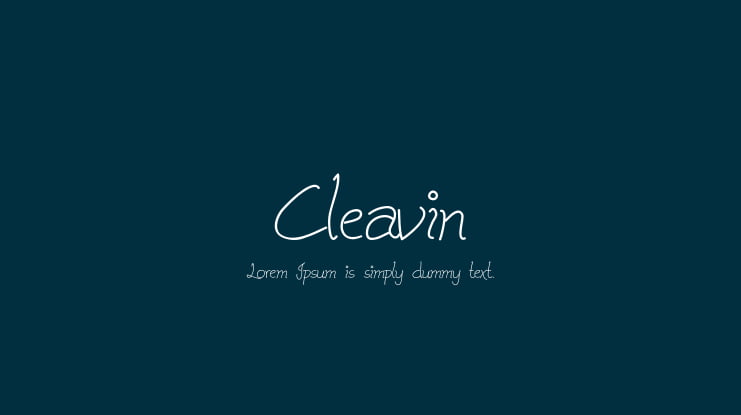 Cleavin Font