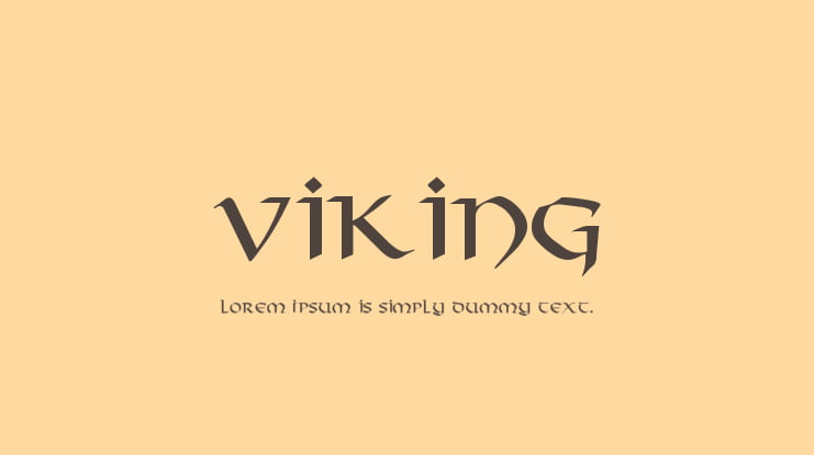 Viking Font