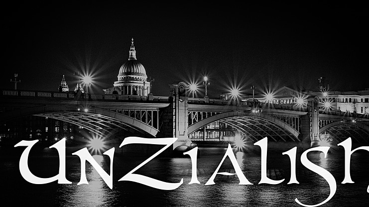 Unzialish Font