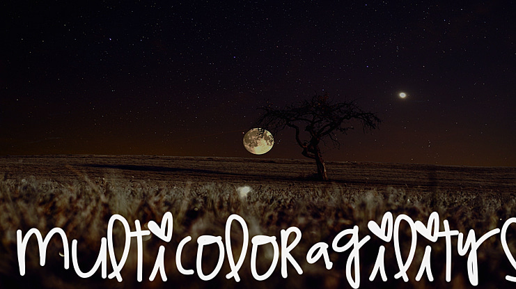 MulticolorAgilitys Font