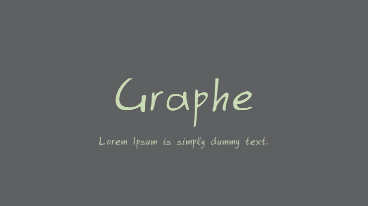 Graphe Font