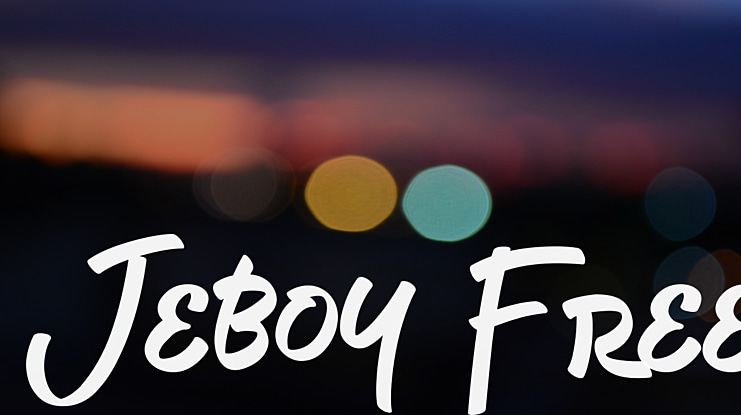 Jeboy Free Font