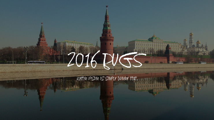 2016 Bugs Font