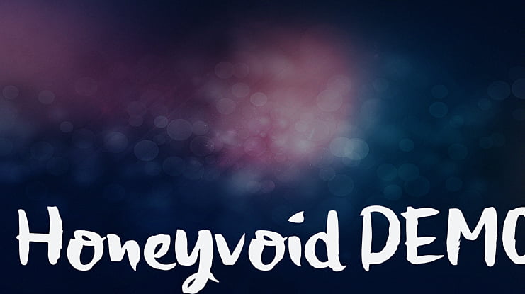 Honeyvoid DEMO Font