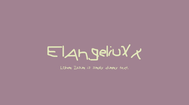 ElAngeliuXx Font