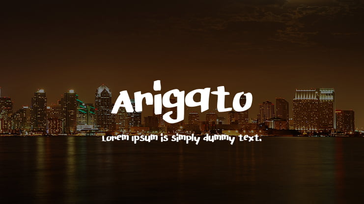 Arigato Font