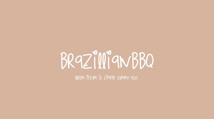 BrazillianBbq Font