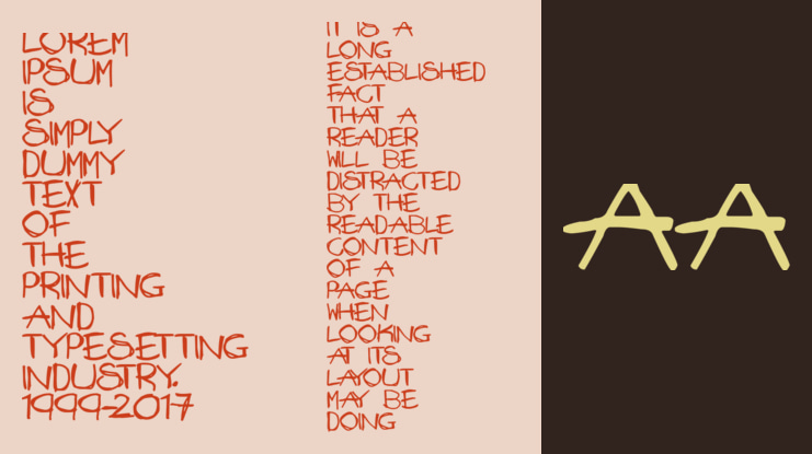 Mad Stick Brush Font