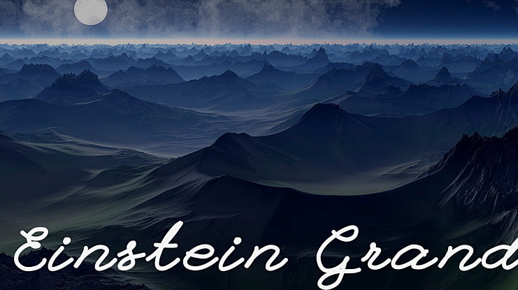 Einstein Grand Font