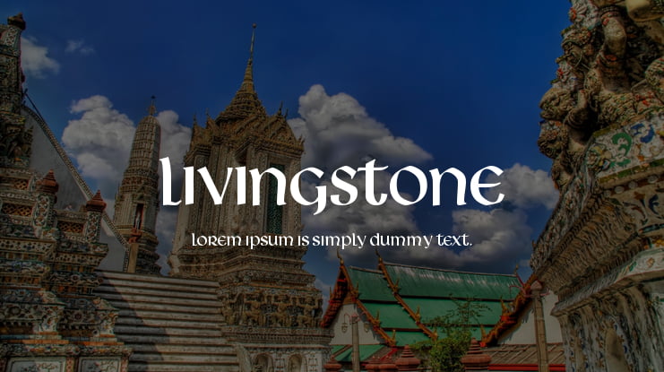 Livingstone Font