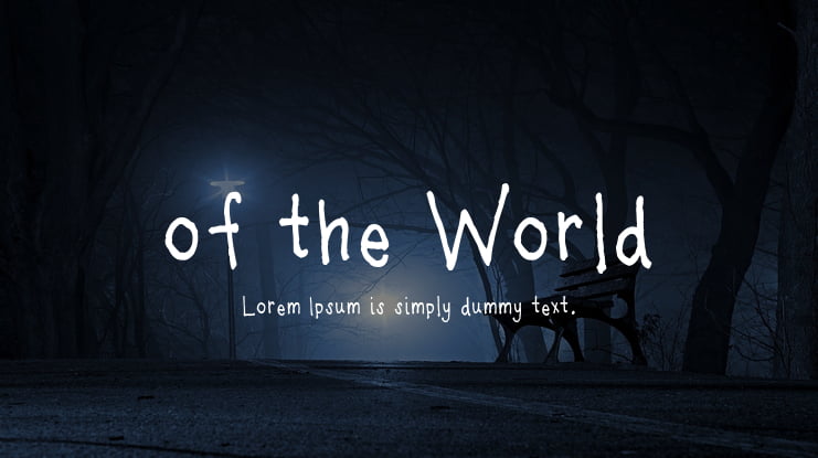 of the World Font