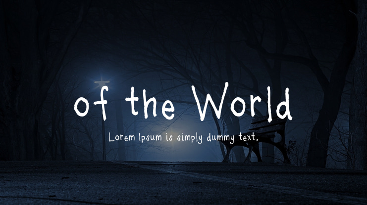 of the World Font