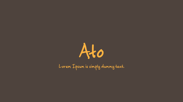 Ato Font Family