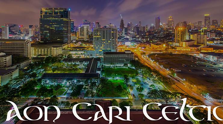 Aon Cari Celtic Font