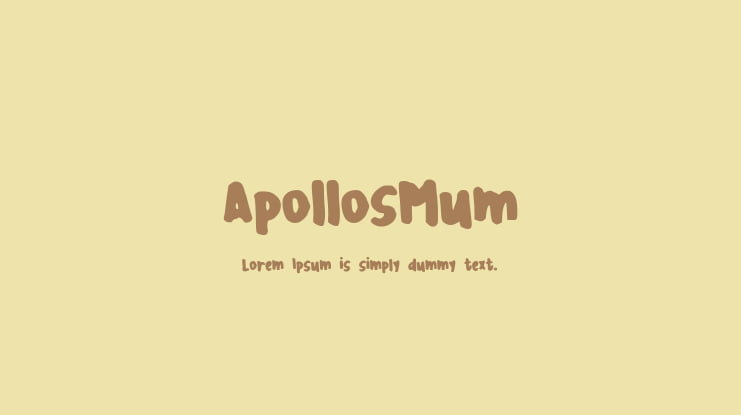 ApollosMum Font