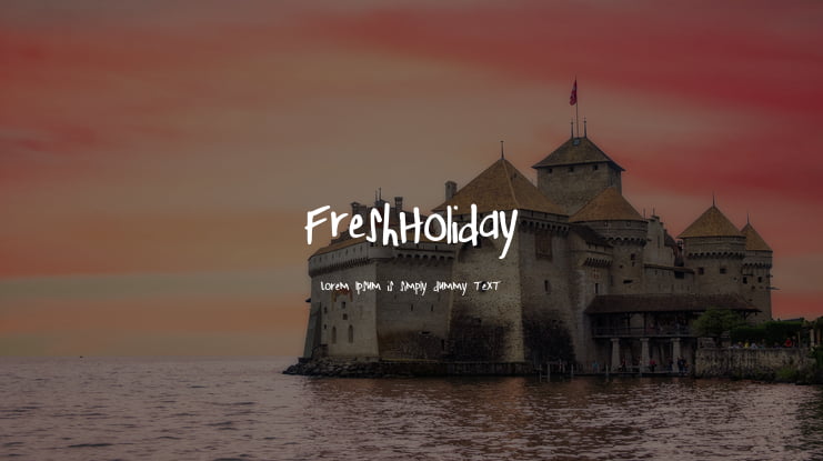 FreshHoliday Font