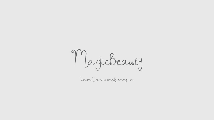 MagicBeauty Font