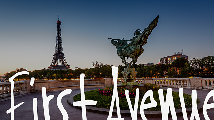 FirstAvenue Font