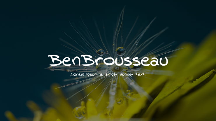 BenBrousseau Font