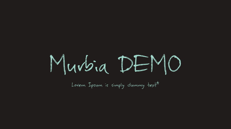 Murbia DEMO Font