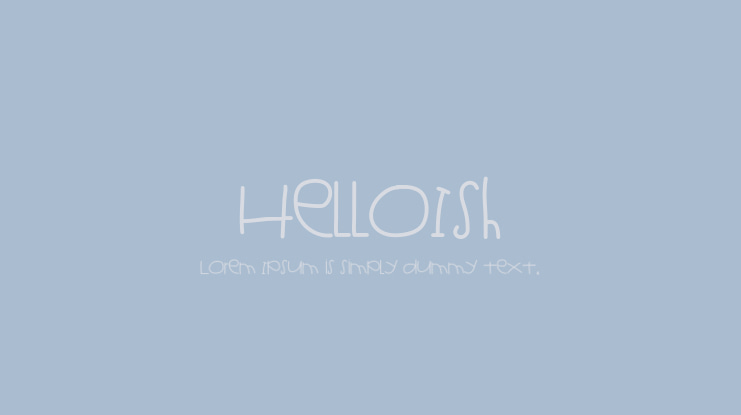 HelloIsh Font