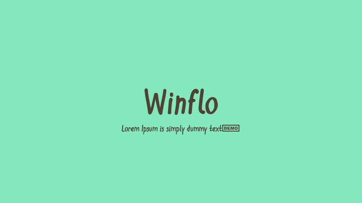 Winflo Font