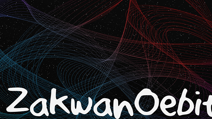 ZakwanOebit Font