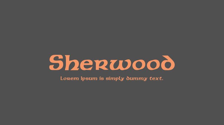 Sherwood Font