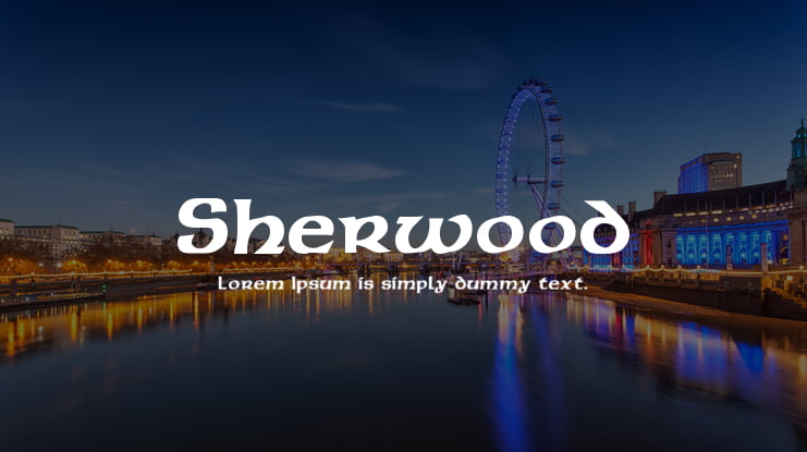 Sherwood Font
