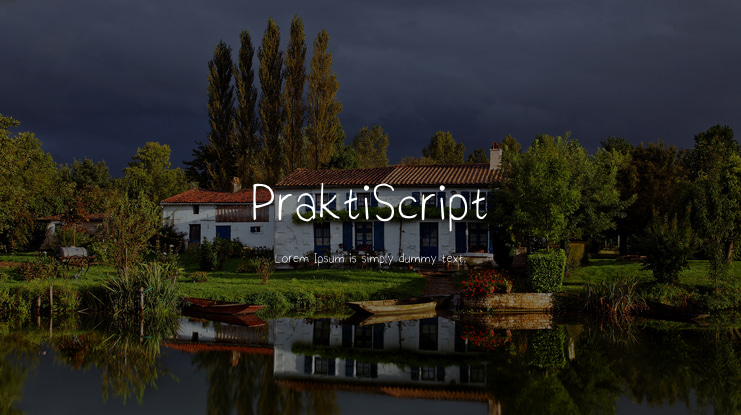 PraktiScript Font