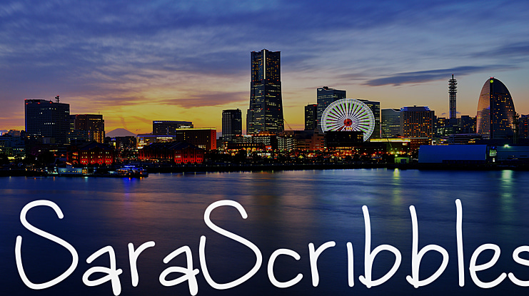 SaraScribbles Font
