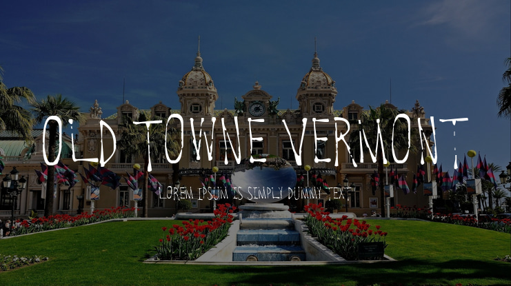 Old Towne Vermont Font