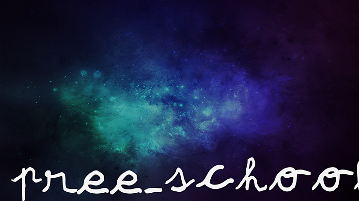 pree-school Font