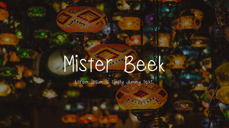 Mister Beek Font