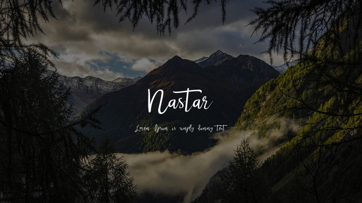 Nastar Font