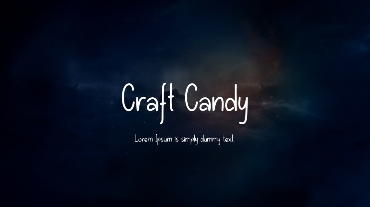 Craft Candy Font