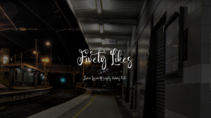 Fivety Likes Font
