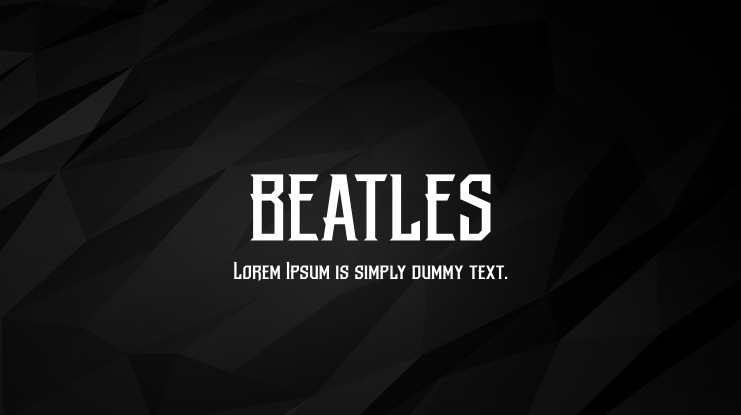 BEATLES Font