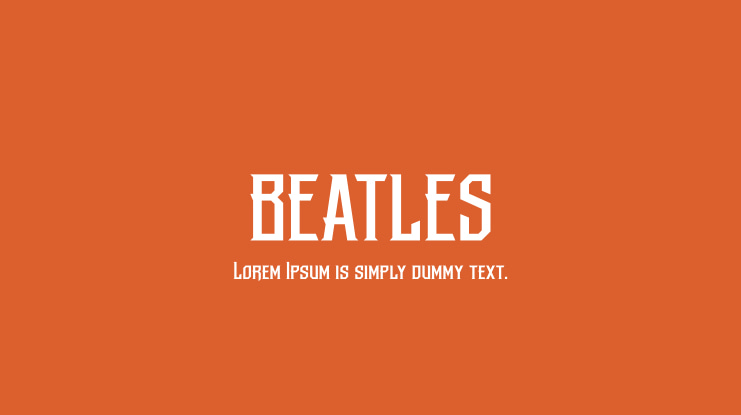 BEATLES Font