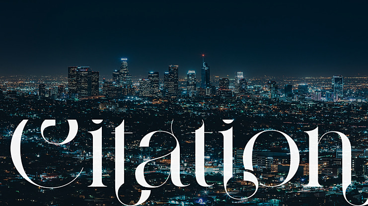 Citation Font