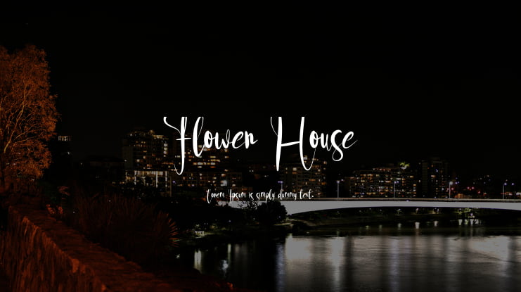 Flower House Font