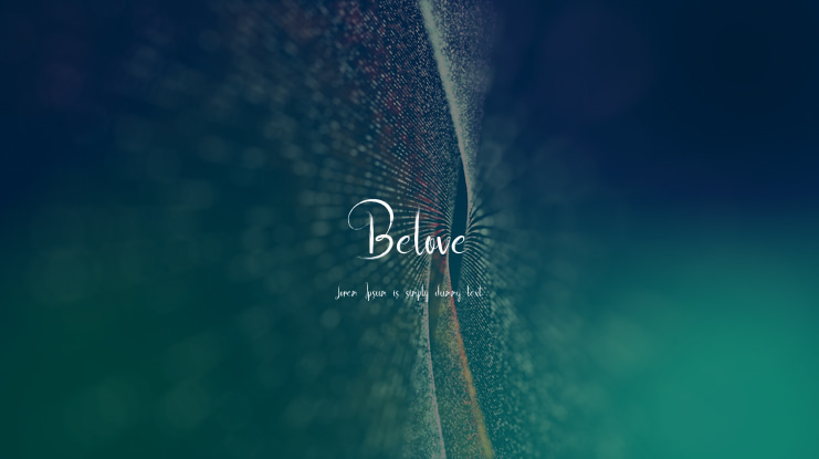 Belove Font
