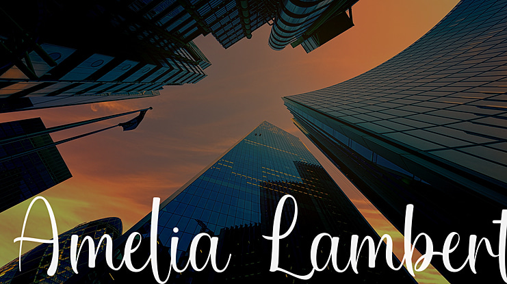 Amelia Lambert Font