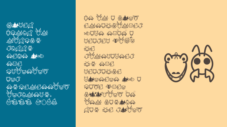 Animal Cute Icon Font