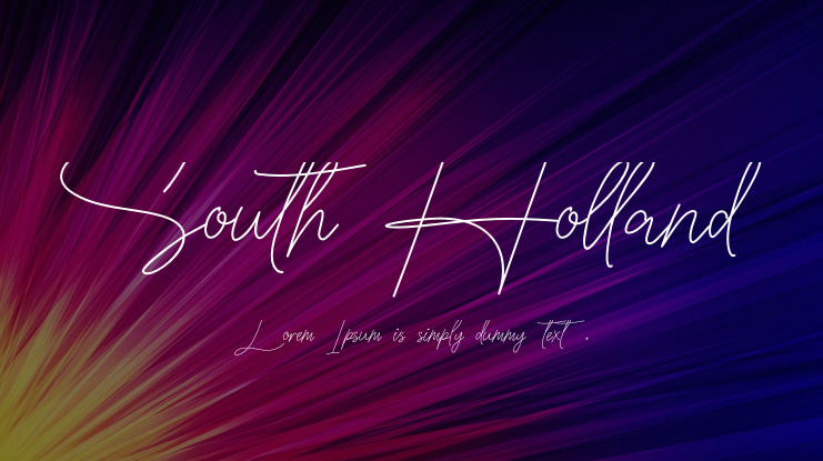 South Holland Font