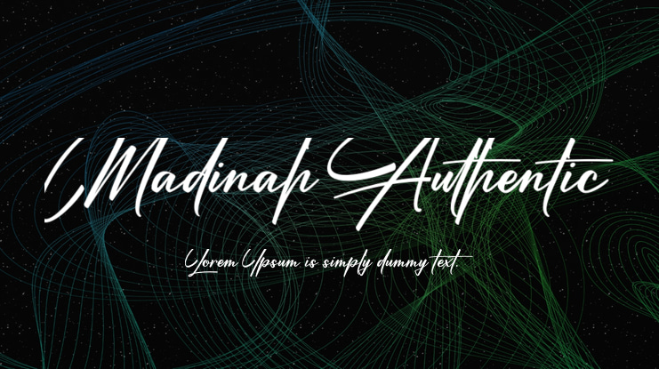 Madinah Authentic Font