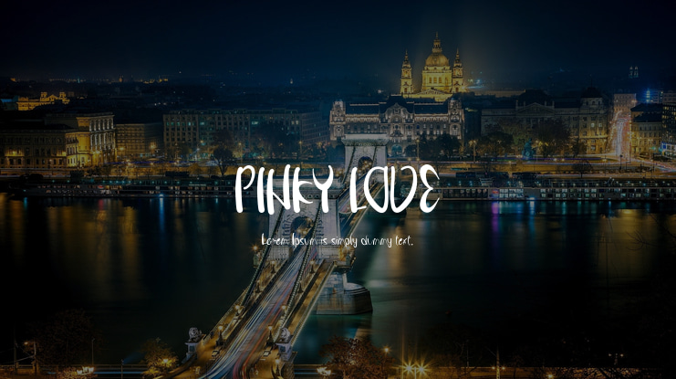 PINKY LOVE Font