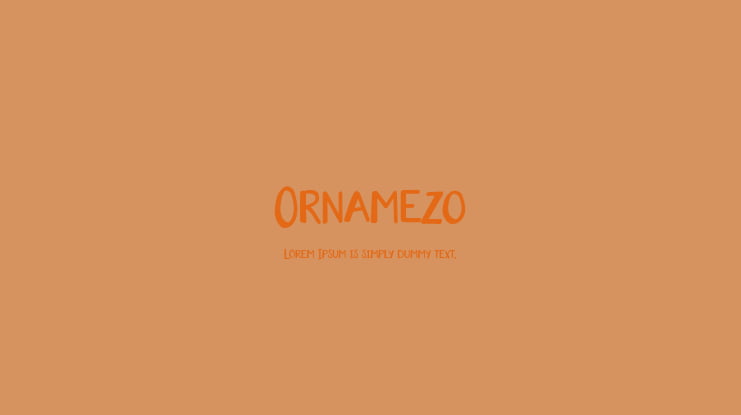 Ornamezo Font